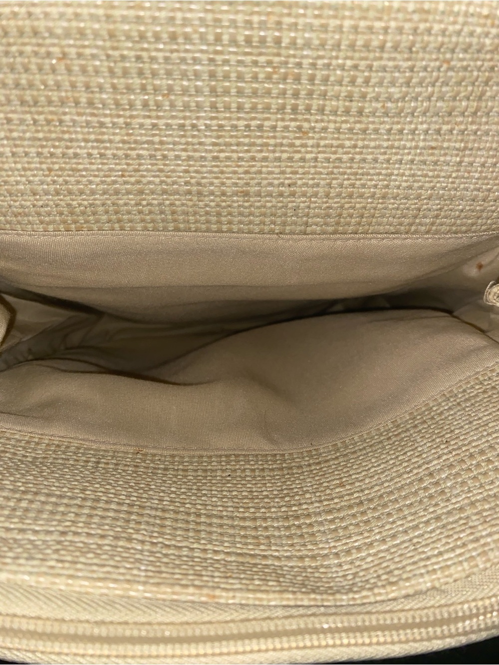 Rosetti beige straw-style mini backpack. - Picture 4 of 4